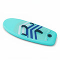 Adult Inflatable PVC Stand-Up Paddleboard SUP Water Paddleboard Soft Surf Board with Float and Slide Fins