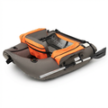 Portable Inflatable Fishing Boat Raft Backrest Adjustable Angle Inflatable Fishing Boat W/Hand Air Pump