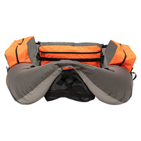 Portable Inflatable Fishing Boat Raft Backrest Adjustable Angle Inflatable Fishing Boat W/Hand Air Pump