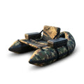 Camouflage Inflatable Fishing Float Tube Portable Fishing Boat with 3 Detachable Storage Boxes